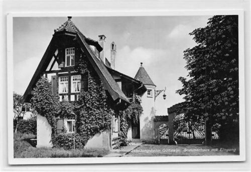 Erholungsheim Gültstein. Sommerhaus mit Eingang ungelaufen Sehr gut erhalten.
