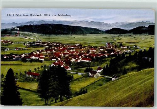 Peiting Blick vom Schloßberg