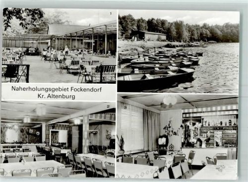 Fockendorf Gasthaus Stausee Terrasse Ruderboot Theke Speisesaal