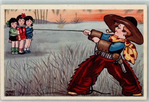 Kinderspiele Cowboy Verlag Amag 0339 AK Boriss, M.