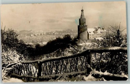 Weida Blick zur Osterburg Winter