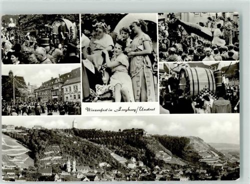 Freyburg Winzerfest Weinfass Schloss Neuburg Bergfried dicker Wilhelm