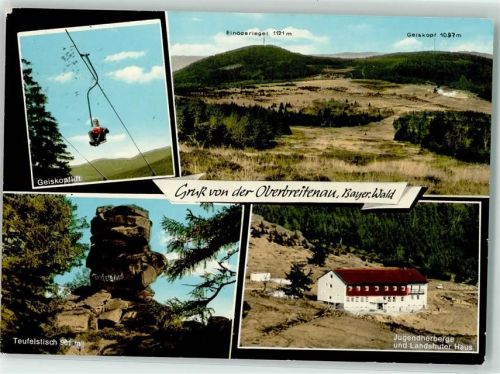 Bischofsmais Geiskopflift Teufelstisch Jugendherberge u. Landshuter Haus