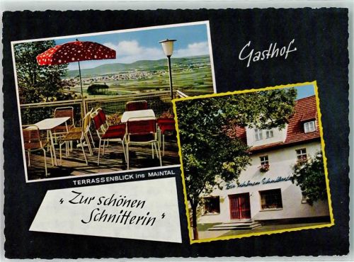 96231 W8623 Romansthal , Oberfr - Gasthaus Ostler zur schönen Schnitterin