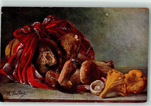 Stilleben Pilze Pfifferlinge