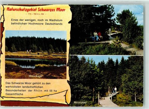 Hausen Schwarzes Moor Moorauge Moorpfad Stempel Wasserkuppe