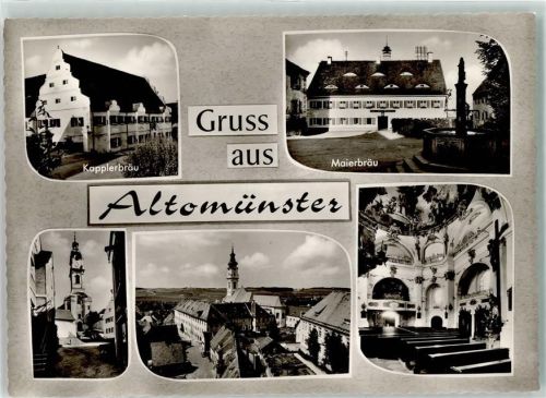 Altomünster Kapplerbräu Maierbräu Brunnen Kircheninneres