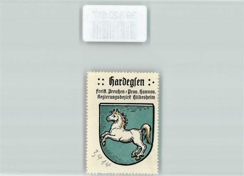Hardegsen Wappen Kaffee Hag Nr.16 ca. 1920-1940 Pferd