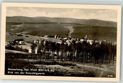 Masserberg Blick von der Rennsteigwarte