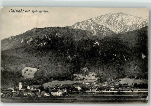 Ohlstadt 1911 Heimgarten Kirche