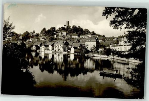 Lobenstein Blick von der Inselbrücke