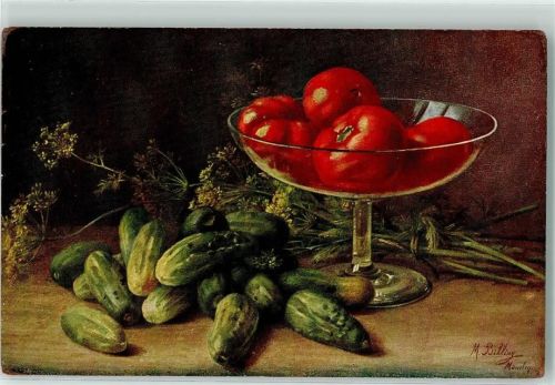 Stilleben Tomaten Gurken Serie 457
