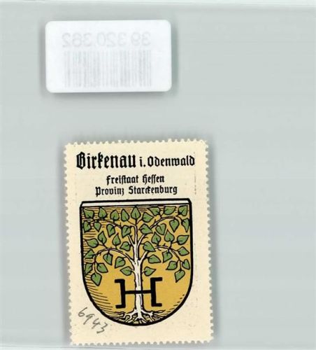 Birkenau Wappen Kaffee Hag ca. 1920-1940 Birke