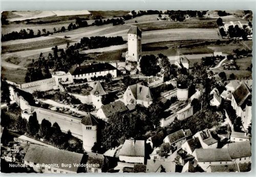 Neuhaus Fliegeraufnahme Burg Veldenstein Turm