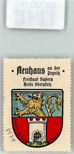 Neuhaus Wappen Kaffee Hag Goldener Löwe Burgturm