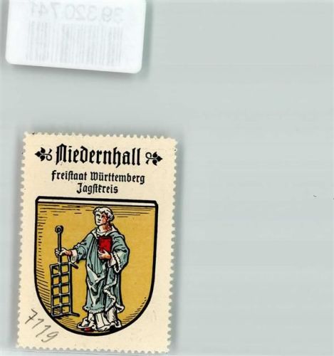 Niedernhall Wappen Kaffee Hag ca. 1920-1940 Hl. Laurentius