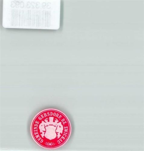 Gersdorf Gemeinde Zwockau Wappen Rot Weiß