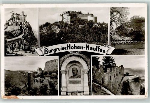 72639 W7442 Neuffen - Burgruine Hohen Neuffen