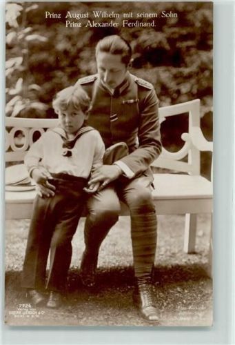 Prinz mit Sohn Prinz Alexander Ferdinand