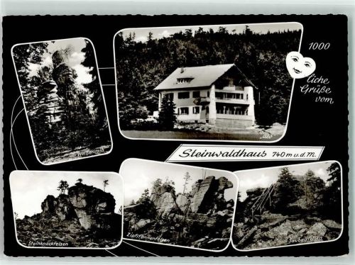 Erbendorf Gasthaus Steinwaldhaus Weisenstein Steinknockfelsen