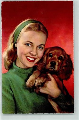 Englischer Cocker Spaniel Frau