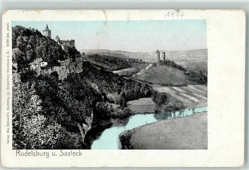 Saaleck 1914 Rudelsburg Burg Saaleck