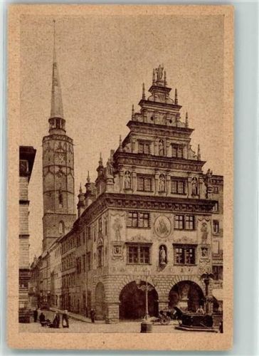 Neisse Ring Kämmereigebäude mit Rathausturm Winterhilfswerk