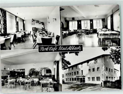 93077 W8403 Bad Abbach - Park-Cafe Gastraum Fernsehzimmer