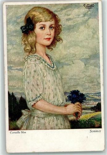 Sommer Mädchen Primus Kunst Kenner Karte Nr.5127 Max, Corneille Künstlerkarte