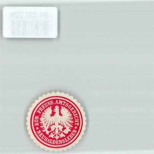 Neuhaldensleben Kön. Preuss. Amtsgericht Neuhaldensleben