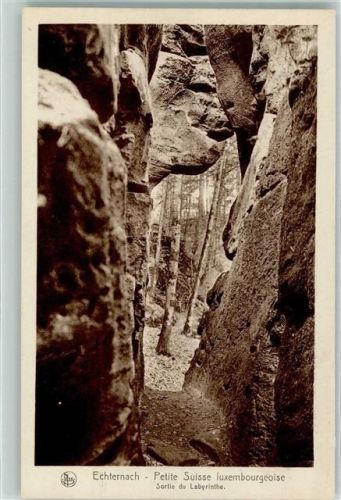 Echternach Petit Suisse luxembourgeoise Sortie du Labyrinthe
