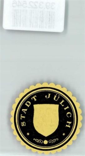 Jülich Wappen Schwarz Beige