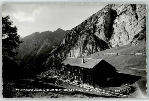 Zirl Neue Magdeburger Hütte am Martinsberg Hüttenstempel