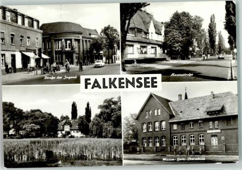 Falkensee Straße der Jugend Maxim Gorki-Oberschule Hansastraße
