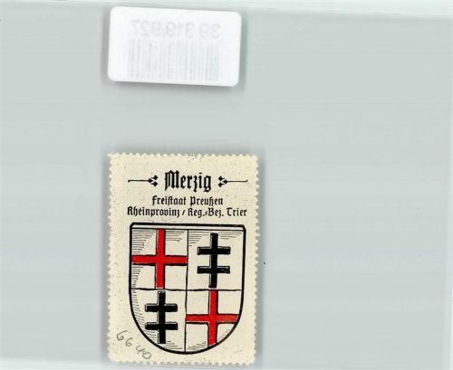 Merzig Wappen Doppelkreuz und Kreuz Kaffee Hag