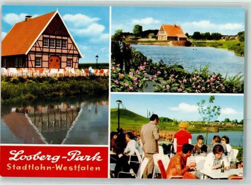 Stadtlohn Losberg-Park Fachwerkhaus Gafeterrasse