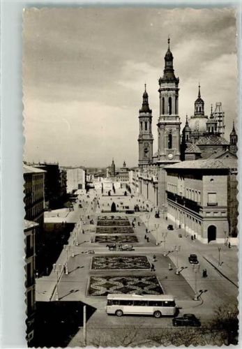 Saragossa Plaza de las Catedrales Omnibus Auto