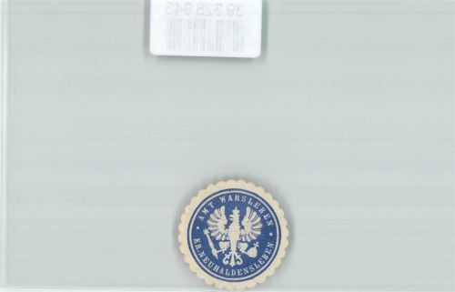 39393 O3231 Warsleben Siegelmarke Amt Warsleben Kr. Neuhaldensleben