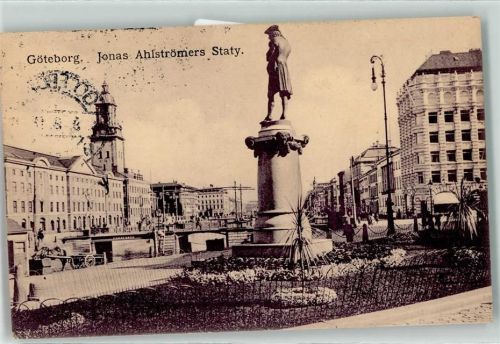 Göteborg 1913 Jonas Ahlströmers Staty