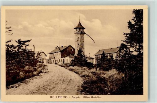 Klinovec Kaiser Franz Josef Aussichtsturm Stempel 1245 m Erzgebirge
