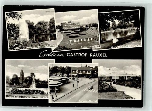 Castrop-Rauxel Hallenbad Stadtgarten Engelsburgplatz Bahnhof Rauxel