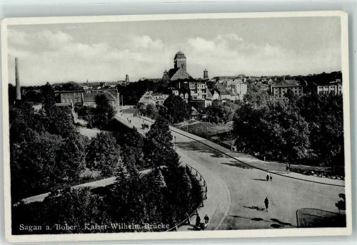 Sagan Zagan - Kaiser Wilhelm Brücke Fabrik Turm