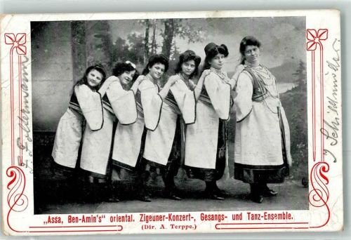 1907 Assa Ben Amis oriental.Konzert Dirigent Terppe