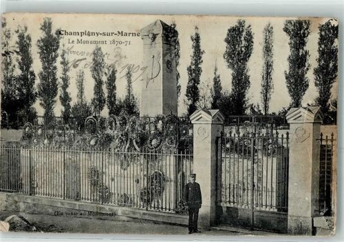 Champigny-sur-Marne 1909 le Monument