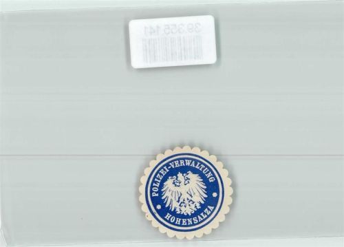 Hohensalza Polizei-Verwaltung Hohensalza