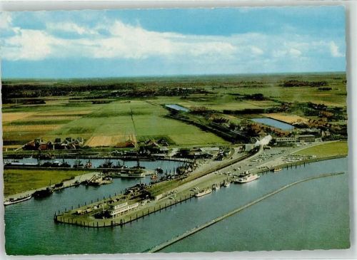 Norddeich Fischereihafen Mole Fliegeraufnahme