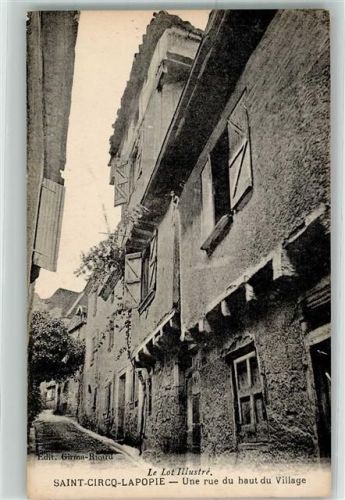 Saint-Cirq-Lapopie une Rue du haut de Village