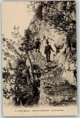 Saleve 1915 Sentier d Orjovet La Corniche