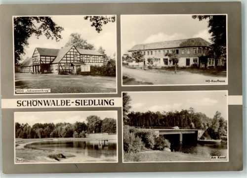 Schönwalde HOG Schwanenkrug HO-Kaufhaus Bad