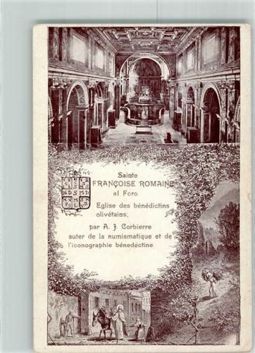Le Bec-Hellouin Sainte Francoise Romaine al Foro Eglise des benedictins olivetains